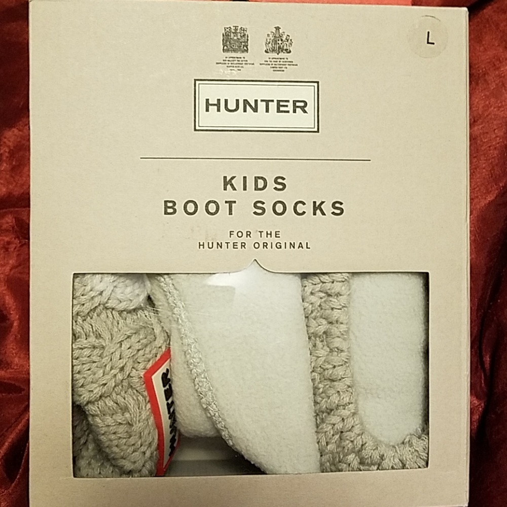 Hunter kids boot socks